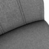 Dining Chair, Side Upholstered For Dining Room, Contemporary & Modern (Set of 2) - Gray - Image 9