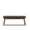 Delilah - Modern Bench - Gray - Image 3