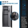 7.87 Cubic Ft Keypad Rifle Safe - Black - Image 9