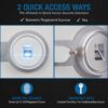 4.48 Cubic Ft Biometric Fireproof Safe - White - Image 10