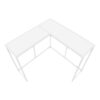 Corner Accent Console Table For Entryway, Contemporary And Modern - White - Image 5