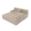 Cloud - Sectional Sofa Upholstered Couch Free Combined Sofa - Light Coffee - Image 16