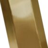63" Modern Artificial Stone Panel V-Shaped Metal Legs, Can Accommodate 6-8 People - White / Gold - Image 8