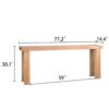 Console Table, Entryway Table With Design, Long Narrow Sofa Table For Living Room - Multi - Image 3
