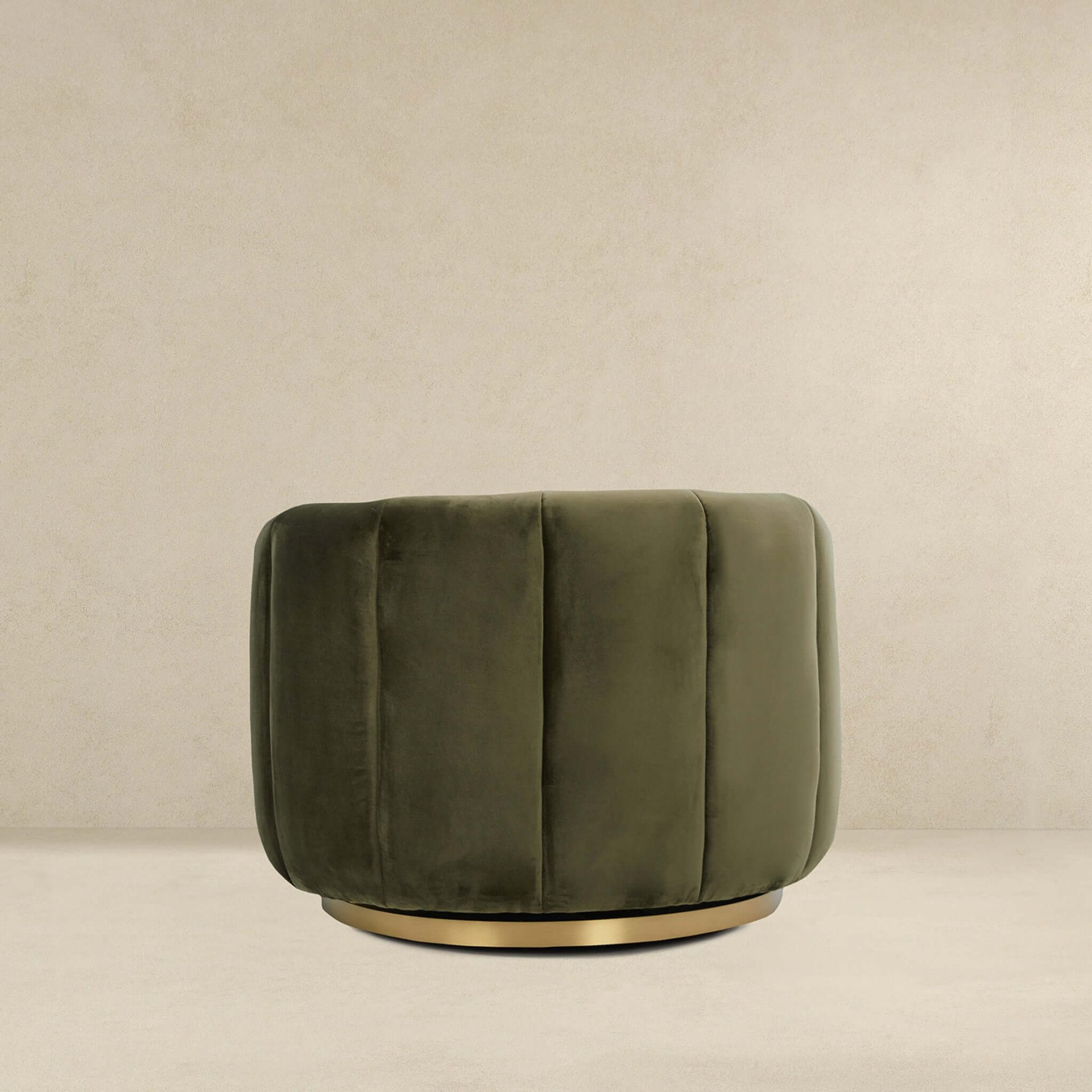 Cosey - Swivel Chair - Gold / Green / Olive Green - Image 5