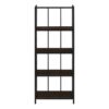 Bookshelf, Bookcase, Etagere, 4 Tier, For Office, Contemporary & Modern - Espresso - Image 3