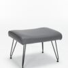 Rocking Chair, Glider Chair, Rocking Accent Chair With Lumbar Pillow And Ottoman For Living Room - Gray - Image 7
