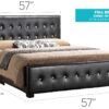Full Bed For Modern Spaces Transitional - Black - Image 9