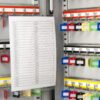 400 Key Adjustable Key Cabinet With Key Lock - Gray - Image 7