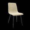 Modern Extendable Dining Table And Chair Set With Top And Metal Base, Table And Chairs For 2 - 6 People - Beige / White - Image 15