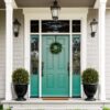 Artificial Ball Topiary Tree Decoration In Pot (Set of 2) - Green - Image 8