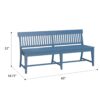 Haidel - Dining Bench - Blue - Image 6