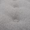 Yolanda - Round Upholstered Accent Ottoman - Light Gray / Ivory - Image 4