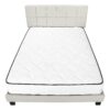 Queen Size Bed, Upholstered, Transitional - Beige - Image 5