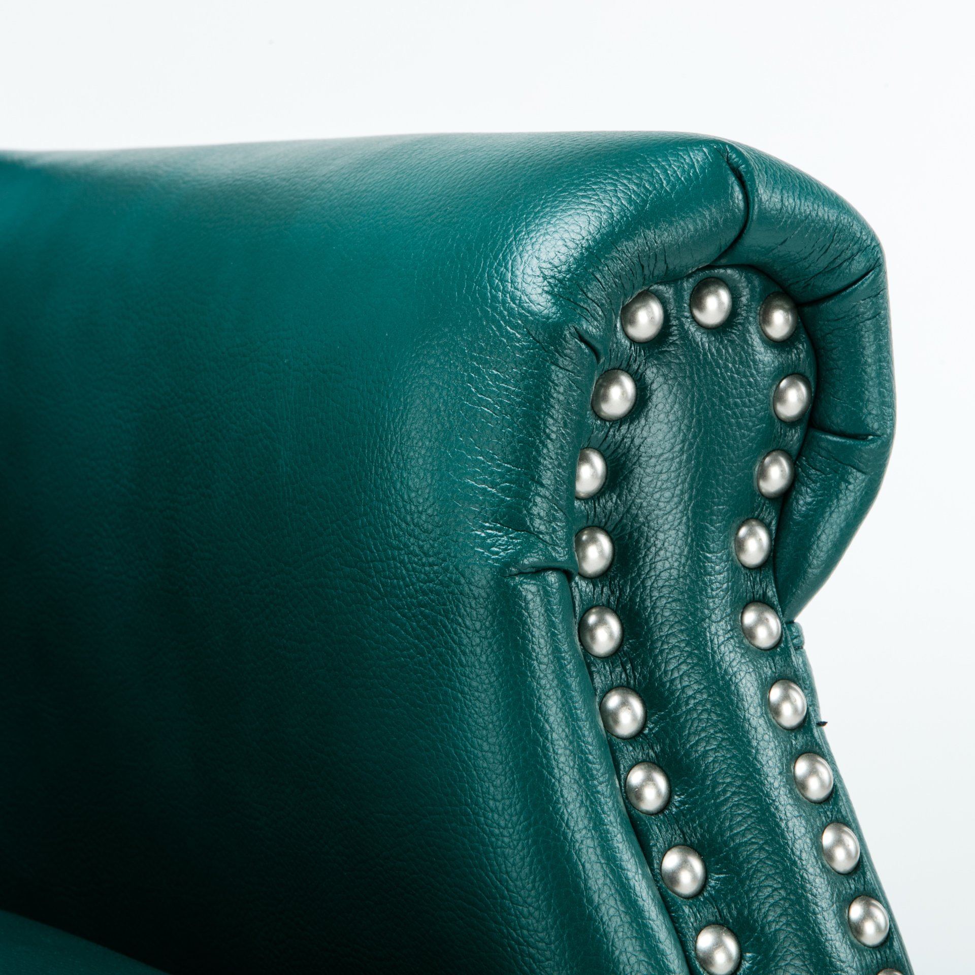 Hadley - Club Chair With And Hardwood Frame - Teal - Image 13