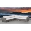 Luxurious Weather Resistant Wicker Patio Sectional - Gray Mix - Image 4