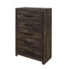 Monica - Chest With Spacious Drawers Bar Handles - Dark Oak - Image 5