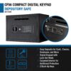 Compact Keypad Depository Safe - Black - Image 8
