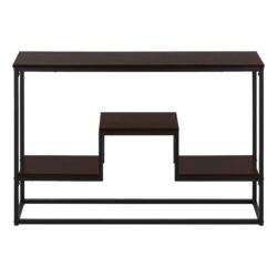 Accent Console Table For Entryway, Contemporary And Modern - Espresso