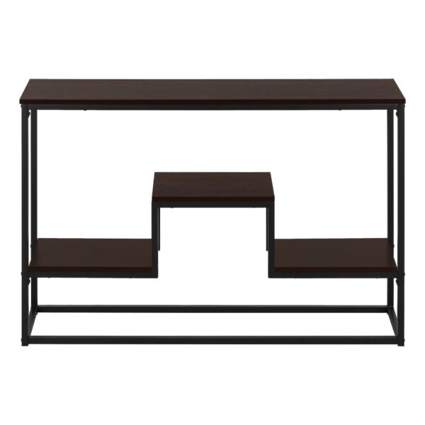 Accent Console Table For Entryway, Contemporary And Modern - Espresso