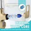 Pull Down Vessel Faucet Single Hole Bathroom Sink Faucet With Lift Spout & Dual Spray Modes - Brushed Gold - Image 4