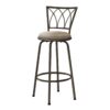Swivel Bar Stool With Bar Height (Set of 2) - Espresso - Image 7