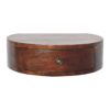 Lunar - 1 Drawer Floating Nightstand - Chestnut - Image 9