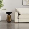 Clement - Cast Aluminum Side Table - Black - Image 9
