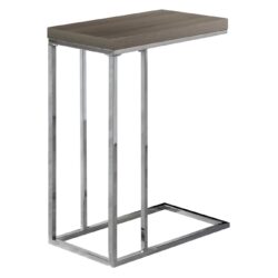 C-Shaped Table For Living Room - Taupe