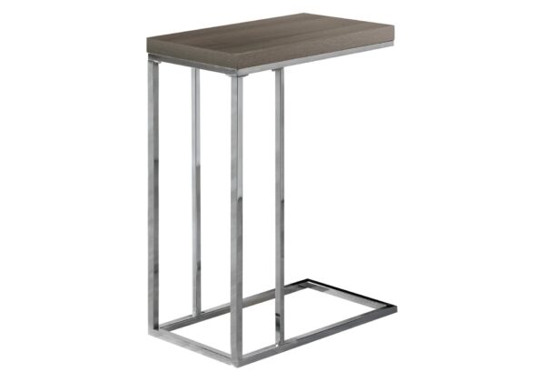 C-Shaped Table For Living Room - Taupe