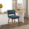 Boomerang - Dining Counter Stool Cushion - Navy - Image 2