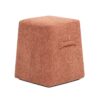 Clyde - Tapered Square Upholstered Ottoman - Spice Orange - Image 3