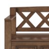 Amherst - Entryway Storage Bench - Rustic Natural Aged Brown - Image 3
