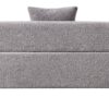 Luxurious And Comfortable Upholstered Sofa With Golden Legs And Pillows For Living Room And Reception Area - Gray - Image 15