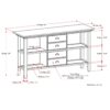 Redmond - Console Sofa Table - Rustic Natural Aged Brown - Image 9