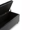 Hamilton - Storage Ottoman - Midnight Black - Image 4