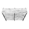 Accent Console Table For Entryway, Contemporary And Modern - White / Gray - Image 5