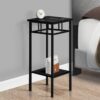 Accent Table, Square, Contemporary & Modern - Black - Image 6