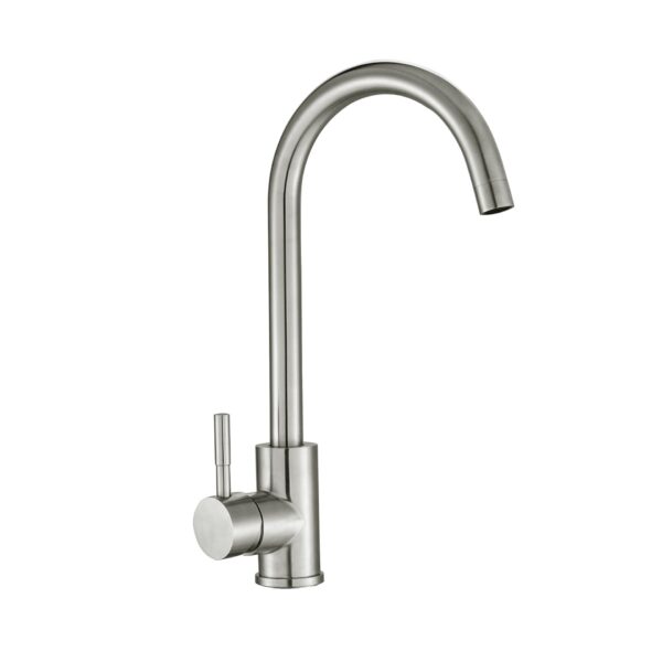 Kitchen Sink Faucet With Single Handle - Brushed Nickel