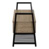 Bench, Entryway, Hallway, Storage, Rectangular, Contemporary & Modern - Taupe - Image 3