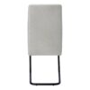 Dining Chair, Side, Upholstered For Dining Room, Contemporary & Modern (Set of 2) - Gray - Image 8