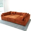 Uptown - Modular Sofa - Burnt Orange - Image 12
