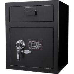1 1 Cu Ft Keypad Depository Safe - Black