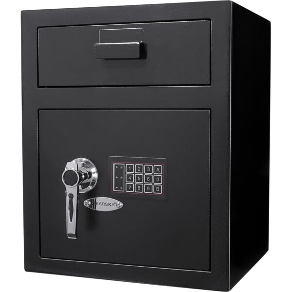 1 1 Cu Ft Keypad Depository Safe - Black