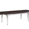 Mountina - Dining Table With Leafs - Brown / White - Image 8