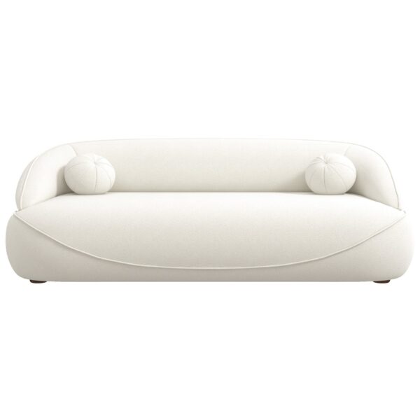 Andrew - Boucle Sofa - Beige / Ivory White / Light Beige / White