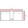 Patio Wicker Sofa Seating Group With Cushions, Weather Resistant - Gray Mix - Image 3