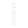 Bookshelf, Bookcase, Etagere, Corner, 4 Tier, For Office, Transitional - White - Image 4