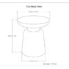 Toby - Metal Accent Table - Antique Copper - Image 5