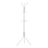 Coat Rack, Hall Tree, Free Standing, Hanging Bar, 6 Hooks, Entryway, 68"H, Contemporary & Modern - White - Image 2